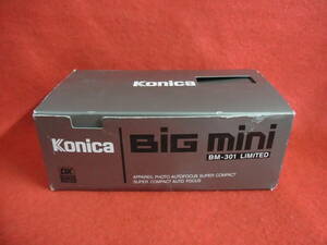 K168/コンパクトフィルムカメラ 通電確認済み Konica BiG mini BM-301 LIMITED コニカ ビッグミニ リミテッド 他多数出品中