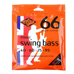 ロトサウンド ベース弦 1セット RS66LC Swing Bass 66 Medium 40-95 LONG SCALE エレキベース弦 ROTOSOUND