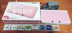 Nintendo 3DS LL 本体 ピンクホワイト 3DSソフト各種