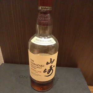 サントリー SUNTORY　山崎　YAMAZAKI　シングルモルト　SINGLE　ＭALT　シェリーカスク　2011　空瓶　空ビン　限定　貴重　希少　古酒