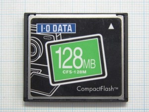 ★I・O DATA コンパクトフラッシュ １２８ＭＢ 中古★送料６３円～