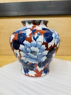 ★有田焼 秀峰窯★壺 ツボ インテリア 花器 丸花瓶 花瓶 生花 陶器