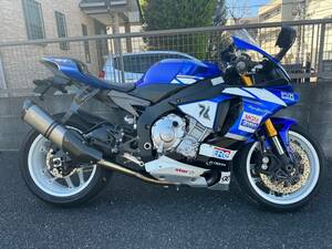 YZF R1 2015年 プレスト正規カナダ仕様 19500 KM 令和7-03月車検 ETC有　アクラポビッチマフラー 東京個人出品