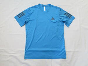 ☆USED美品☆　adidasアディダス　〈テニス〉AEROREADY　半袖Tシャツ（L）