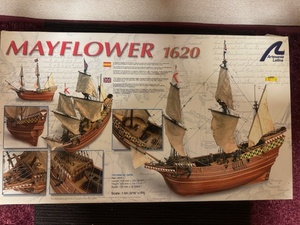 未組立 絶版 木製帆船模型　1/64 MAY FLOWER メイフラワー 1620　ArtesaniaLatina
