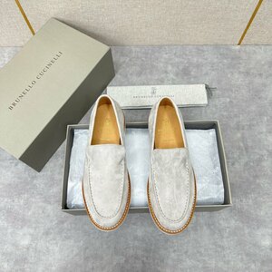 ブルネロクチネリ　BRUNELLO CUCINELLI メンズ　ローファー　スエード　レザー　スリッポン　靴　シューズ　39-44　サイズ選択可能　4215