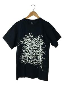 STUSSY◆Tシャツ/L/コットン/BLK/紺タグ