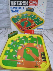 完動品 昭和レトロ 当時物 日本製 エポック社 野球盤 CM型 当時品 1970年代 ファミリーゲーム パーティーゲーム アンテーク 