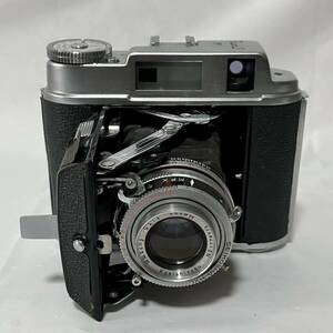 Konica 小西六 Pearl IV パール4 蛇腹カメラ 中判 フィルムカメラ HEXAR 75mm F3.5 動作未確認　ジャンク扱い