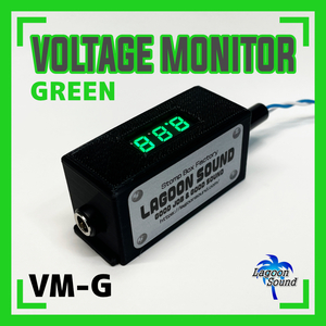 VM-G】電力安心！ボルテージモニター【 VOLTAGE MONITOR 】軽量小型！ボードの新アイテム！ミニデジタル電圧計=GREEN= #OTHER #LAGOONSOUND