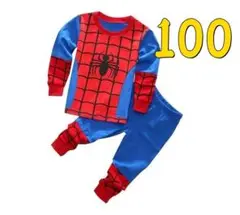 ★新品★ スパイダーマン パジャマ  キッズ 子供服 ジュニア 長袖 100