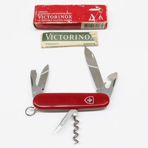  VICTORINOX ビクトリノックス スパルタン マルチツール ナイフ 箱付 缶切り コルク栓抜き マイナスドライバー アーミーナイフ 十徳ナイフ