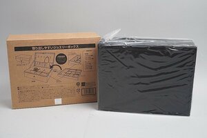 ★ コジット 取り出しやすい ジュエリーボックス ブラック 横幅約37x高さ27x奥行き17cm