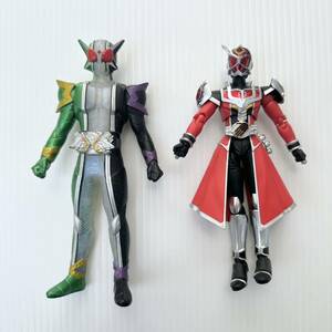 ウィザード　Wライダー　サイクロンジョーカー　エクストリーム　フィギュア　仮面ライダー　ソフビ人形　2個セット　バンダイ　BANDAI　