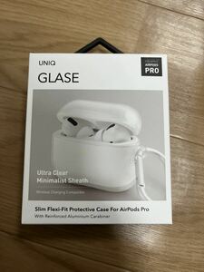 新品送料無料　AirPods Pro用ケース　UNIQ GLASE