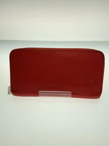 LOUIS VUITTON◆ジッピー・ウォレット_エピ_RED/レザー/M60305/MI0135