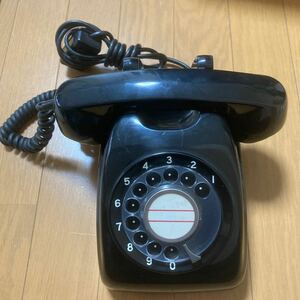 黒電話　レトロ アンティーク 日本電信電話公社　６００-A2 電話機
