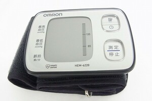 J490-S28-3380◎ OMRON オムロン 家庭用 手首式血圧計 HEM-6220 現状品③◎