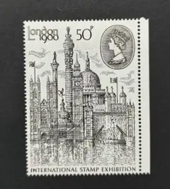 外国切手　イギリス　ロンドン国際切手展　1種