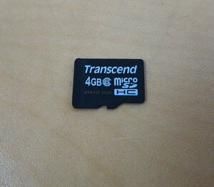 Transcend トランセンド microSDHCカード 4GB フォーマット済