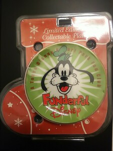 ディズニー Disney プレート グーフィー 未使用 クリスマス 非売品