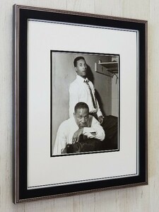 クリフォード・ブラウン/マックス・ローチ/アートピクチャー額装/Basin Street 1954 NY/Clifford Brown & Max Roach/ジャズレジェンド