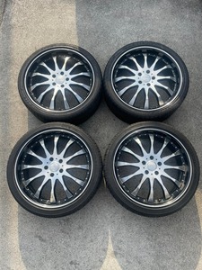 20系　アルファード　EURO-S　20インチ　アルミホイール　中古品　バリ溝　4本セット　20X8JJ　+42　PCD114.3