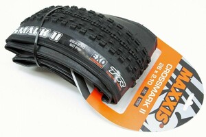 【即納】【折畳み可能】マキシス　MAXXIS　MTB　軽量タイヤ 635g CROSSMARK II TR　EXO 26X2.1 TUBELESS READY チューブレスレディ