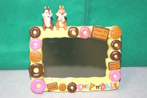 ディズニー チップ＆デール スタンドミラー 鏡 チョコビスケット ドーナツの飾り フィギュア SONY Creative ソニー・クリエイティブ 置き鏡