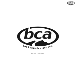 【BCA】バックカントリーアクセス★01★ダイカットステッカー★切抜きステッカー★6.0インチ★15.2cm