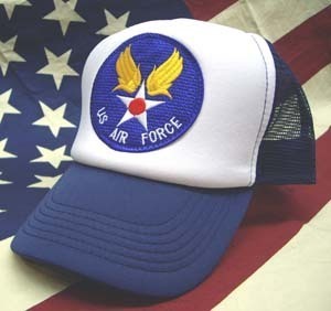 【帽子屋】即買！アメカジメッシュキャップ★US Air Force　アメリカ空軍