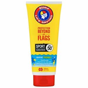 顔・体全身用★日焼け止め乳液★輸入品オーストラリア製SPF50+UVカットチューブ無香料SLS Sunscreen Surf 200ml品 サンクリーム 使用僅か