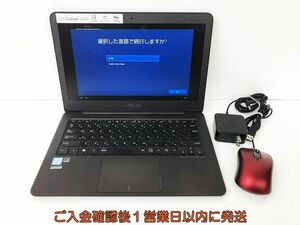 【1円】ASUS UX305 13.3型FHDノートPC Windows10 m3-6Y30 4GB SSD128GB 無線 初期化済 未検品ジャンク DC07-937jy/G4