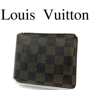 Louis Vuitton ルイヴィトン 折り財布 ダミエ 総柄 フロリン