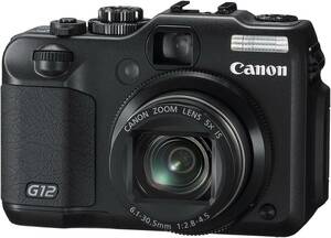 Canon デジタルカメラ PowerShot G12 PSG12 1000万画素 光学5倍ズーム 広角(中古品)