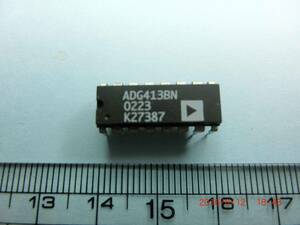 DIP Quad SPST Switches ADG413BN アナログデバイセズ(2個) (Analog Devices) (出品番号416-2) 