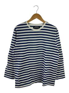 AUBERGE◆長袖Tシャツ/42/コットン/BLU/ボーダー