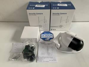 Nu912◆防犯カメラ◆セキュリティ 防犯 カメラ Security Camera Secure and Smart! H-Series P31 ホワイト/白 2点セット 未使用 箱付