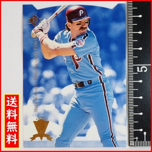 1995 Upper Deck SP #4 Salute【Mike Schmidt(Phillies)】95年MLBメジャーリーグ野球カードDIE-CUT Baseball CARDアッパーデック【送料込】