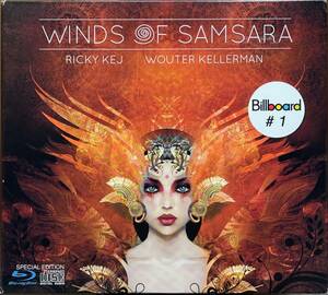 (C96H)☆ニューエイジ名盤/リッキー・ケジ,ウーター・ケラーマン/Winds of Samsara/Ricky Kej,Wouter Kellerman/ブルーレイ付き2枚組☆