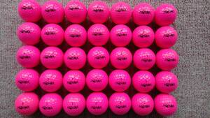 美品　２０２２　HONMA　ホンマゴルフ　D−１　ピンク　ロストボール　３５個