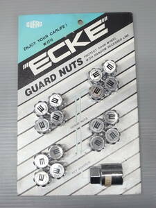 GUARD ECKEナットセット Ｍ12×Ｐ1.25■当時物　4穴車用　全てのナットがロックナット　新品未使用品