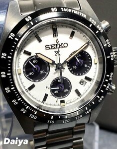 新品 SEIKO セイコー 腕時計 国内正規品 PROSPEX プロスペックス SPEEDTIMER スピードタイマー ソーラー クロノグラフ パンダ 　SBDL085