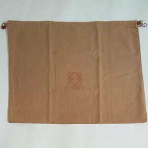 〔ロエベ〕47×37.5cm 保存袋 巾着袋 布袋 バッグ用 LOEWE 正規品 （0133)