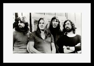 BW:人気ロックバンド/ピンク・フロイド/.Pink Floyd/モノクロ写真フレーム-2