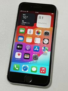SIMフリー iPhoneSE2 64GB White シムフリー アイフォンSE 2 第二世代 第2世代 ホワイト softbank docomo au 楽天 SIMロックなし A2296 90%