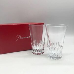 010426 新しい未使用バカラ　グラスジャパン　ペアグラス　Baccarat　GLASS　JAPAN　箱付き高11cm、6.5cm