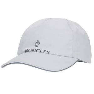 モンクレール MONCLER BASEBALL ロゴプリントナイロンベースボールキャップ 中古 BS99