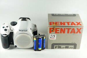 Pentax K50（ホワイト） + F35-80ズームレンズ