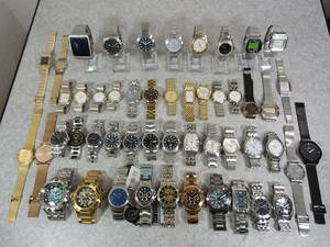 メンズブランド腕時計 大量50点 セット まとめ SEIKO/CITIZEN/TECHNOS/D&G/ARUMANI/KANSAI/MARC JACOBS/ORIENT/FOSSIL/ENICAR インボイス可